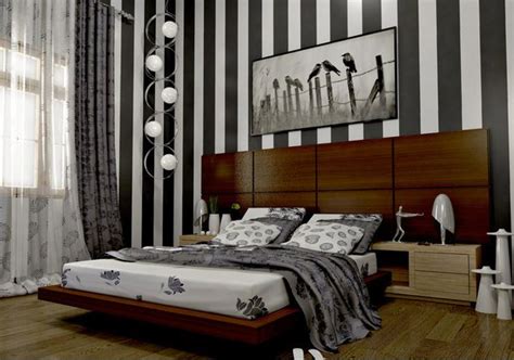 Striped accent walls in the bedroom come in a variety of shapes and forms, and it is often the wall behind the headboard that is embellished. 20 Bedroom Ideas with Striped Walls | Home Design Lover
