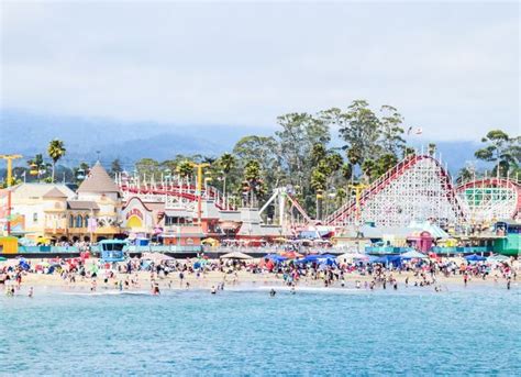 The Santa Cruz Beach Boardwalk During Peak Season Picture Santa Cruz