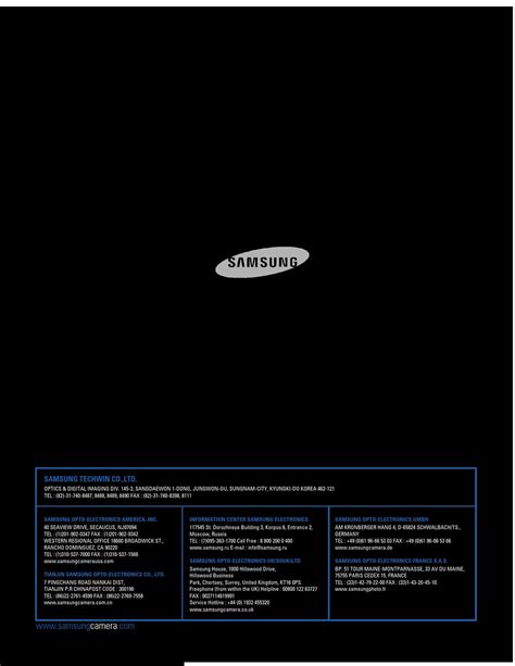 Samsung Gx 10 Brochure And Specs Pdf Download Manualslib