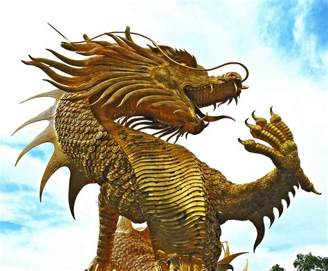 Fotos Gratis Dorado Tailandia Escultura Ilustración Dragón