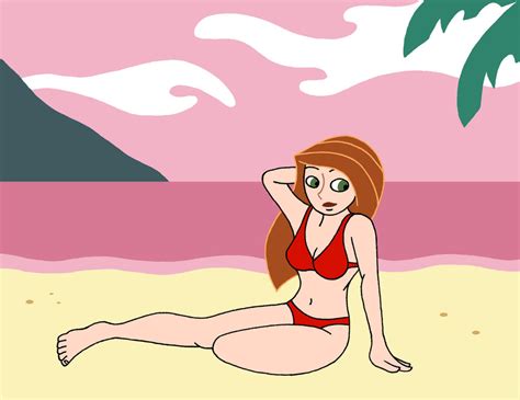 Kim Possible On The Beach