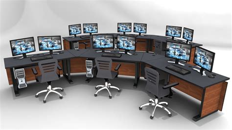 Control Room Furniture Noc Console Furniture By Inracks