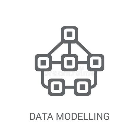 Data Modelling Isolated Icon Simple Element Illustration From