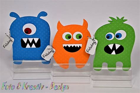 Es werden sinnvollerweise mehrere monster in eine monstertabelle gepackt. **_Lustige Monster Einladung für den nächsten ...