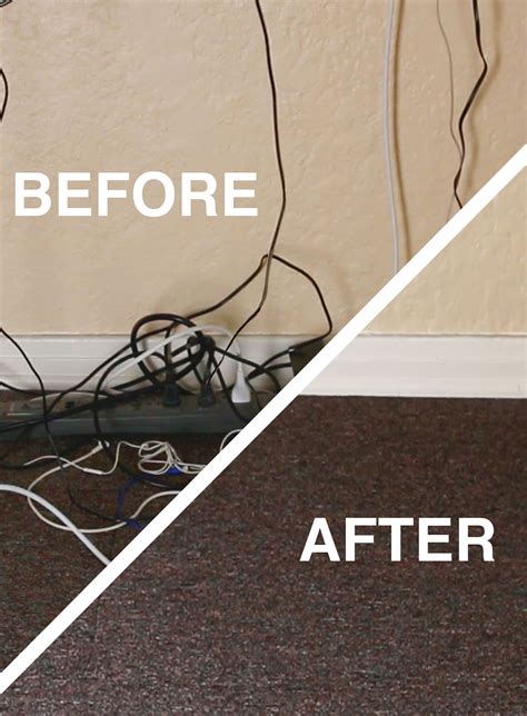 Go From A Hot Mess To Clean How To Hide Your Desk Cords Office Desk