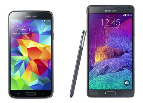 Samsung Galaxy Note 4 Vs Galaxy S5 Los Más Grandes Teléfonos Android