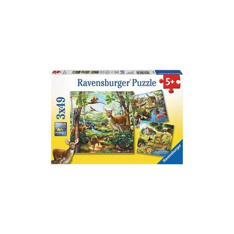 Ravensburger Puzzle Wald Zoo Haustiere 3x49 Teile Online Kaufen Otto