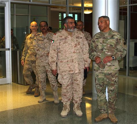 Kuwait Land Forces Commander Visits Us Army Central Headquarters Us