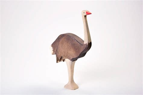 Emu Wooden Toy Ostrich Toy Ostrich Wood Wooden Toys Etsy