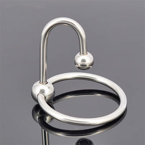 Men Penis Ring Stainless Steel Cock Ring Cockring Glans Jewelry Two
