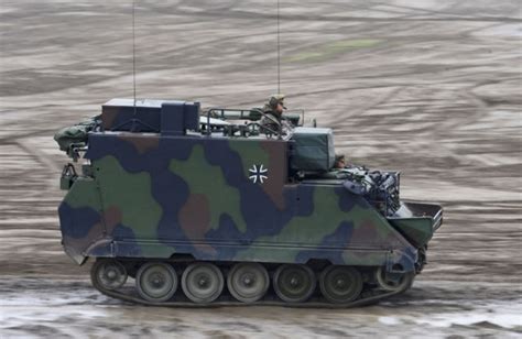 Police Follow As Guardsman Takes Personnel Carrier On Unscheduled