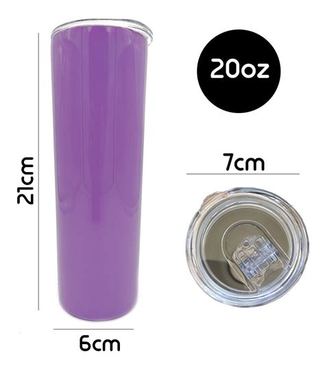 Vaso Térmico Skinny 20oz Acero Inoxidable Doble Pared 10pzas | Mercado