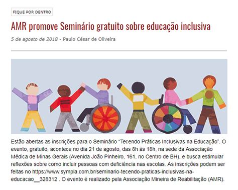 Blog Do Pco Amr Promove Seminário Gratuito Sobre Educação Inclusiva