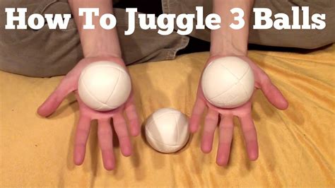 How To Juggle Three Balls Building Up To The Cascade Youtube