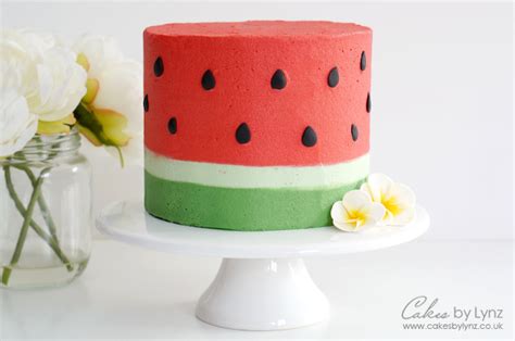 Watermelon Cake Tutorial Cakes By Lynz