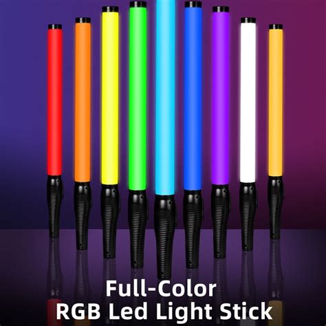 Rgb Led Video Light Stick Wand 3000 6500k Portable Studio Photography