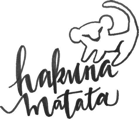 hakuna matata by thejoeylau | Stuff | Pinterest | Hakuna matata, Tattoo and Tatting