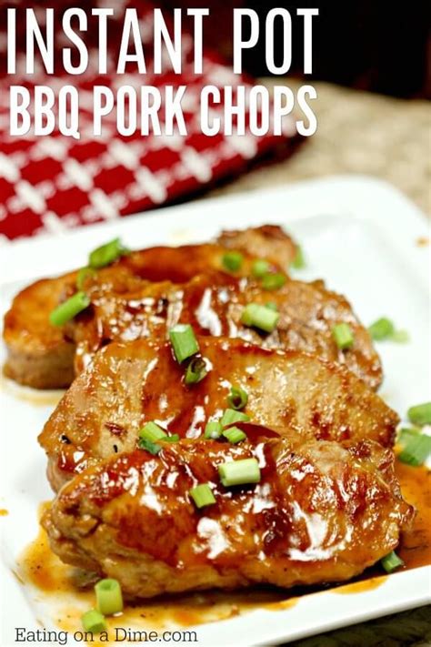 Cooking pork chops in instant pot can be quite tricky because of how quickly they cook. Easy Instant Pot BBQ Pork Chops | Recipe | Easy pork chop ...