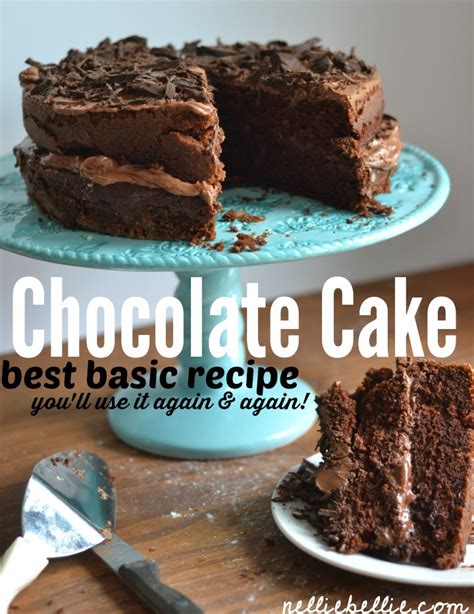 Combine the flour, cocoa, baking soda, salt and baking powder; Easy, homemade chocolate cake recipe and the best ...