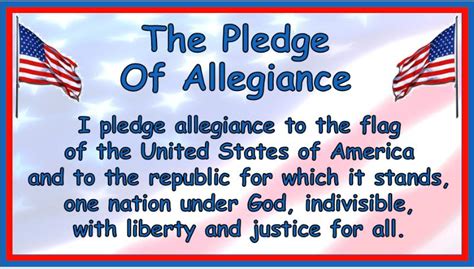 Pledge Of Allegiance Poster Ubicaciondepersonas Cdmx Gob Mx