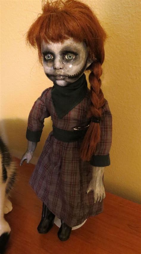 Zombie Horror Scary Baby Halloween Decor Gothic Doll In The Hall Art