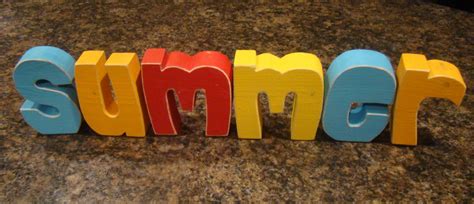 Af Creations Summer Chunky Letters