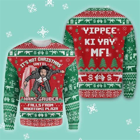 Die Hard Ugly Christmas Sweater Unique Christmas Cards 2021