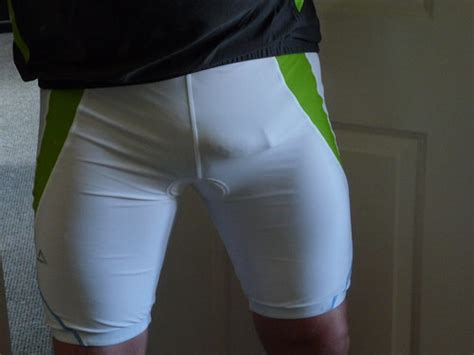 P1010604 Shortznkit In White Lycra Cycling Shorts Bulge Shortz Flickr