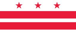 Vlag van district of columbia (nl); Flag of Washington, D.C. - Wikipedia