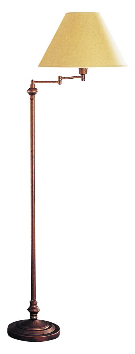 CAL Lighting 150W 3 Way Swing Arm Floor Lamp Rust BO-314 ...