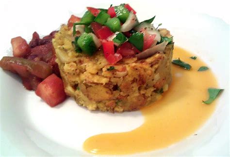 A Profound Hatred Of Meat Mofongo With Stewed Red Beans And Yucca