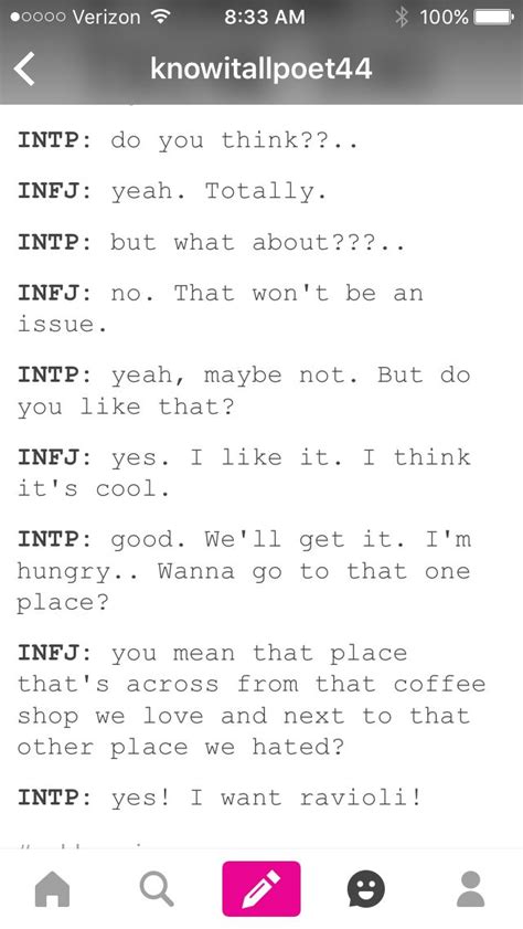 I Adore Infjs Extraordinaryem Intp Personality Type Intp