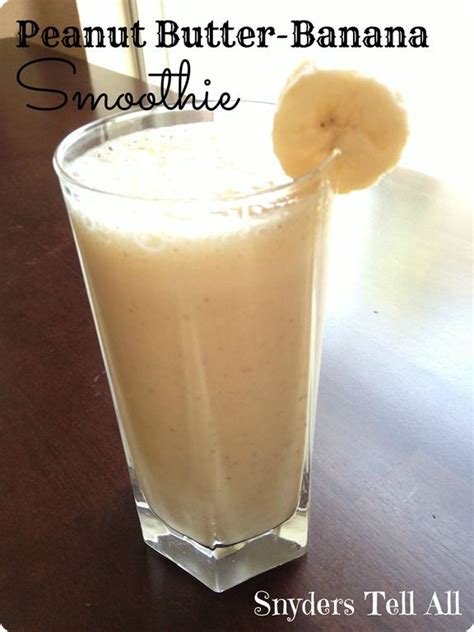 Peanut butter banana smoothie recipe for weight loss! Peanut Butter Banana Protein Smoothie (313 calories | Peanut butter banana smoothie, Banana ...