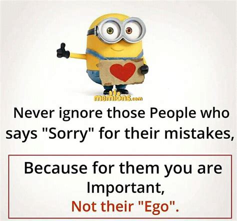 Pin By Fifi 💜 On Minions You Are Important Minions Saying Sorry