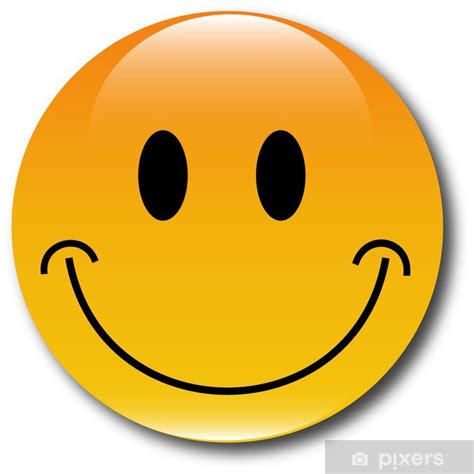 Poster Happy Smiley Web Button Pixers Uk