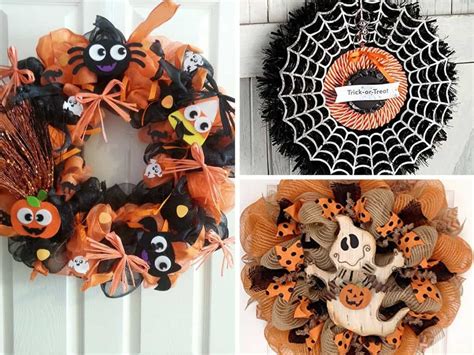 The Best Halloween Wreath Ideas For Non-Crafters! * My Stay At Home