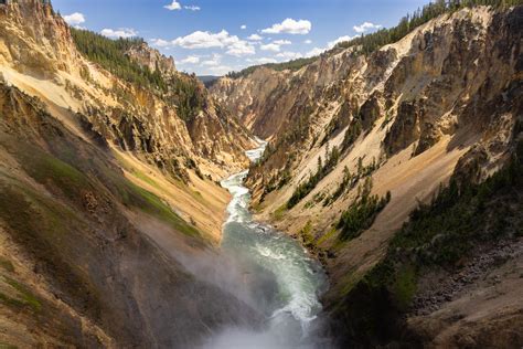 grand canyon of the yellowstone from brink of the lower fa… flickr