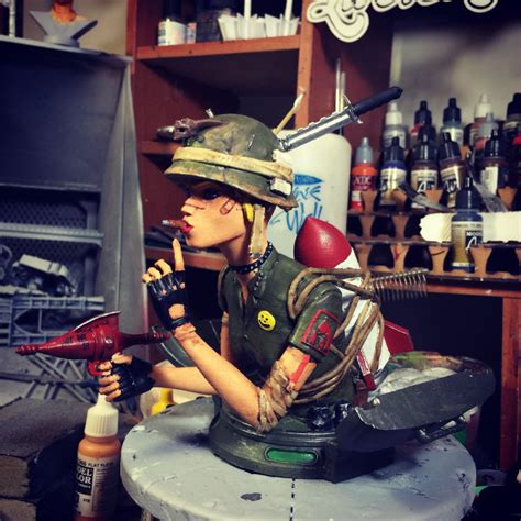 3d Print Of Tank Girl By Samfenimore1