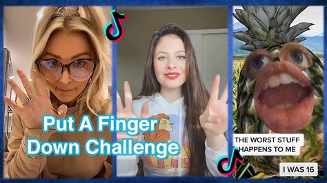 Put A Finger Down Challenge Female Edition Tik Tok Challenge Youtube