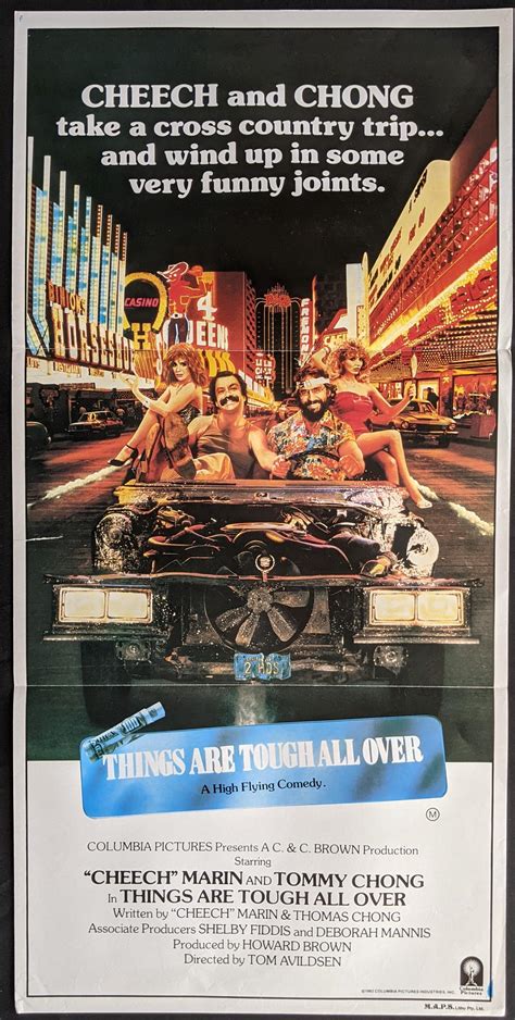 Lot Things Are Tough All Over Starring Cheech And Chong 1982