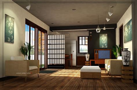 Hosta, geranium, astilbe, lady's mantle and assorted grasses are planted underneath rhododendron. Japanese Themed Living Room | whaciendobuenasmigas
