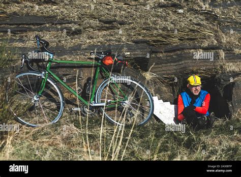 Fan Watches Riders From His Cave On The Side Of The Hillrttc National