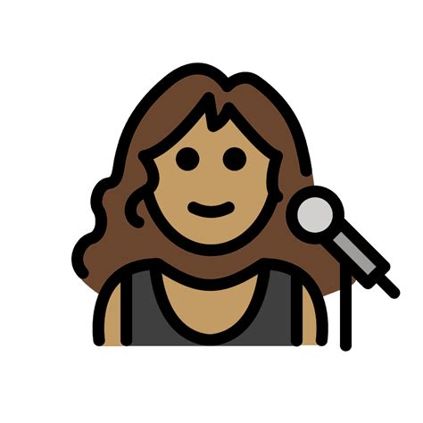 Woman Singer Emoji Clipart Free Download Transparent Png Creazilla
