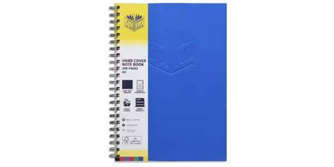 Spirax 512 A4 Notebook Hard Cover 200 Pages Blue Black Cat Printing