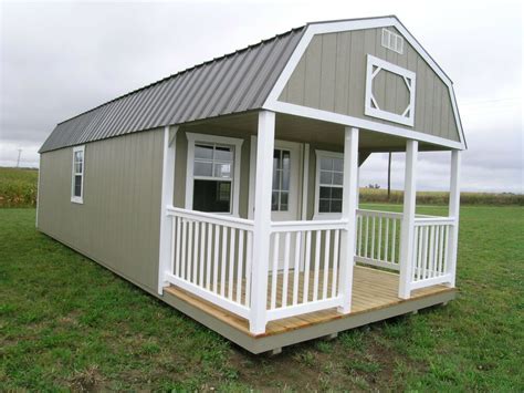 Amish Built Portable Garage Shed Cabin Barn Tiny House No