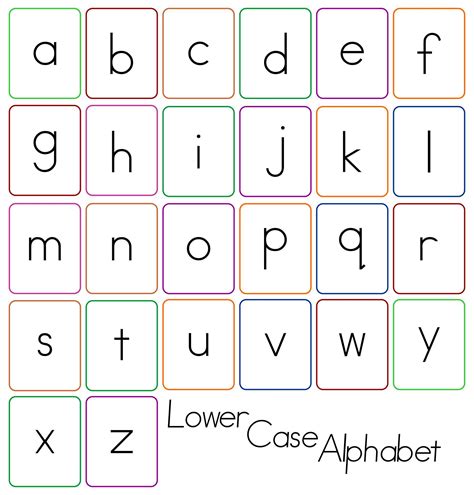 10 Best Printable Lower Case Alphabet Flash Cards Pdf For Free At