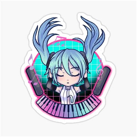 Miku Append Sticker For Sale By Aldorojas Redbubble