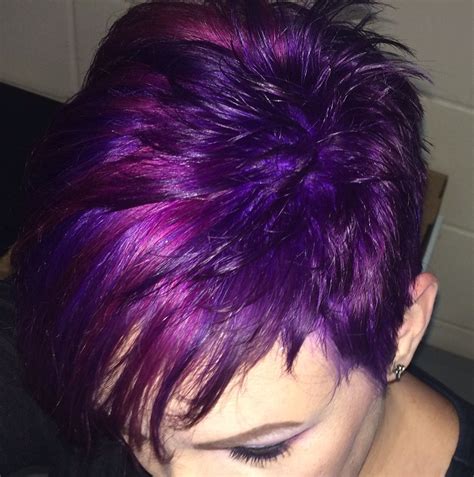 Purple And Pink Short Pixie Hair Imagens Engraçadas De 2019 Hair
