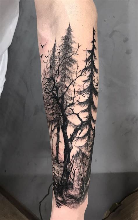 Creative Tree Tattoo Tattoo Artist Ferajna Tattoo Tree Sleeve