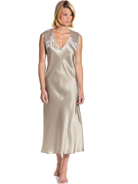 Regina Luxury Nightwear Schweitzer Linen Night Gown Night Dress